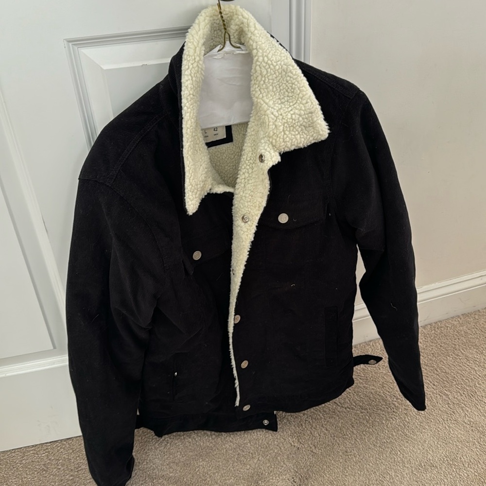 Velvet denim jacket